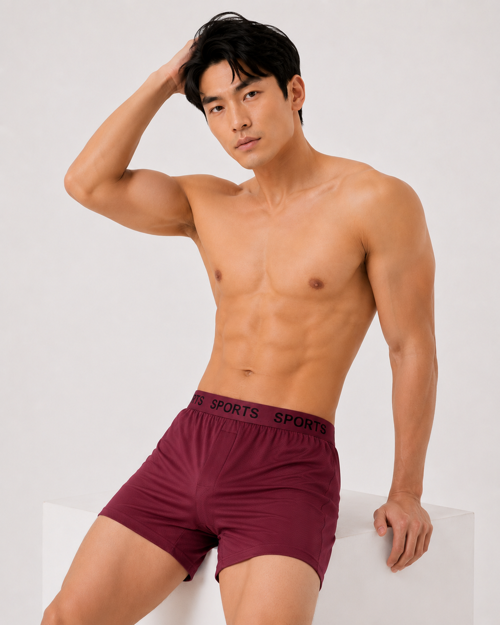 Superflex 透氣孔親膚石墨烯男性內褲 (前開款)
