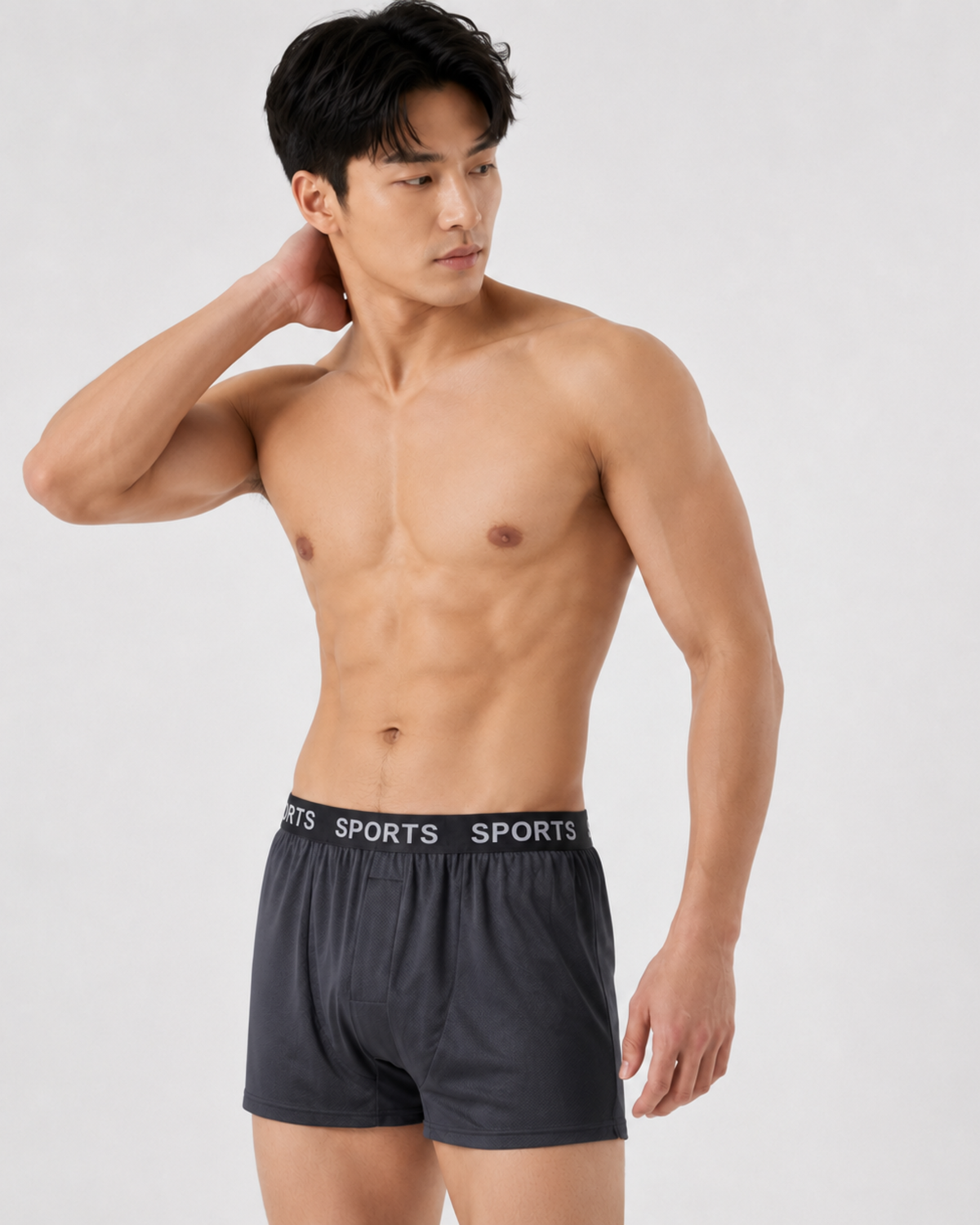 Superflex 透氣孔親膚石墨烯男性內褲 (前開款)