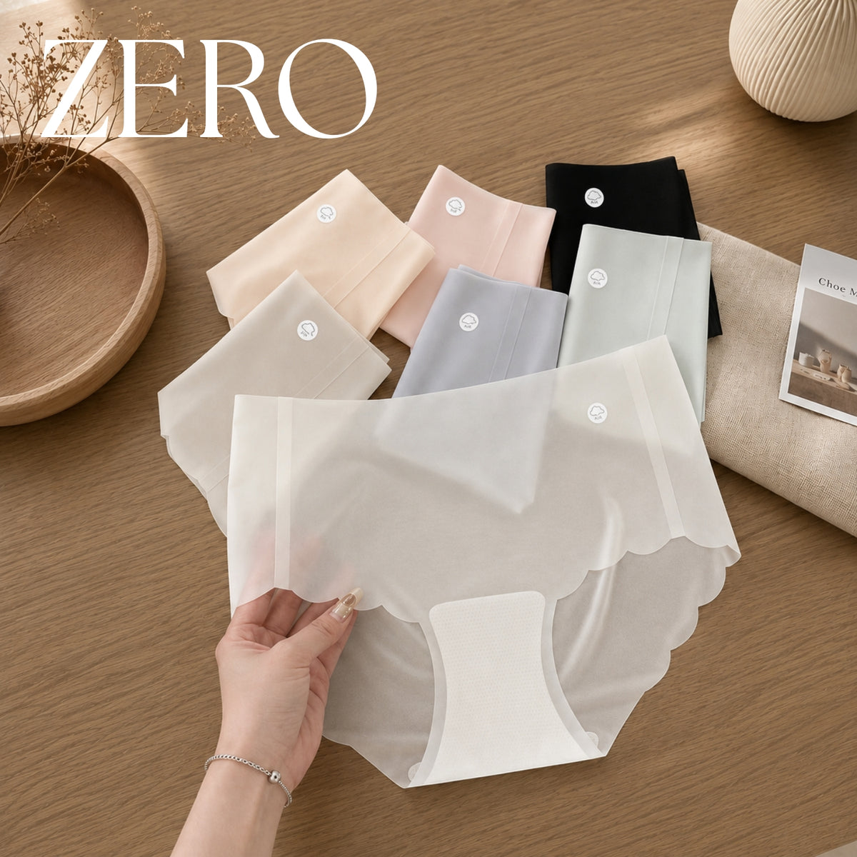 ZERO 零著感系列 超輕薄面膜內褲 四件組
