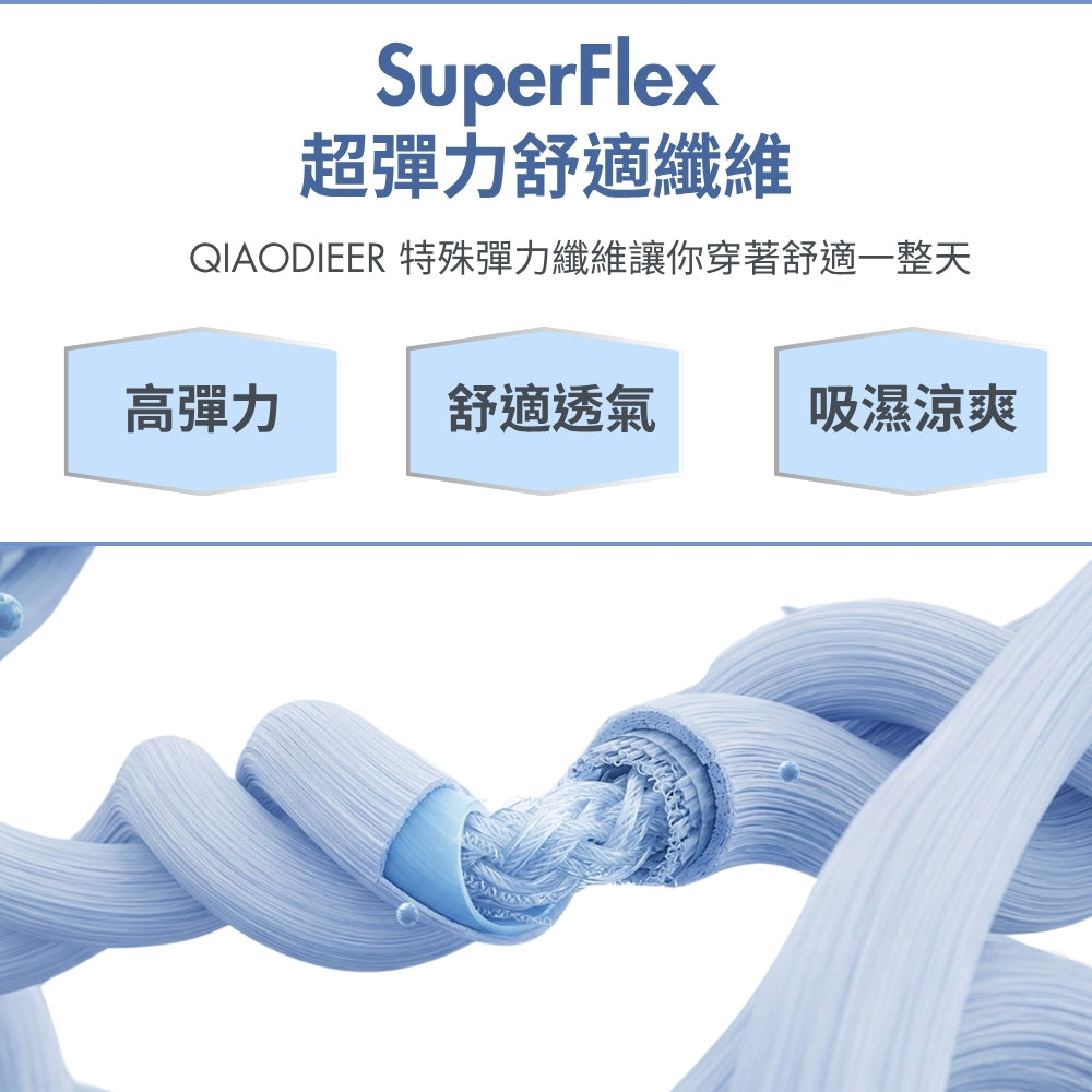 Superflex 透氣孔親膚石墨烯男性內褲 (前開款)