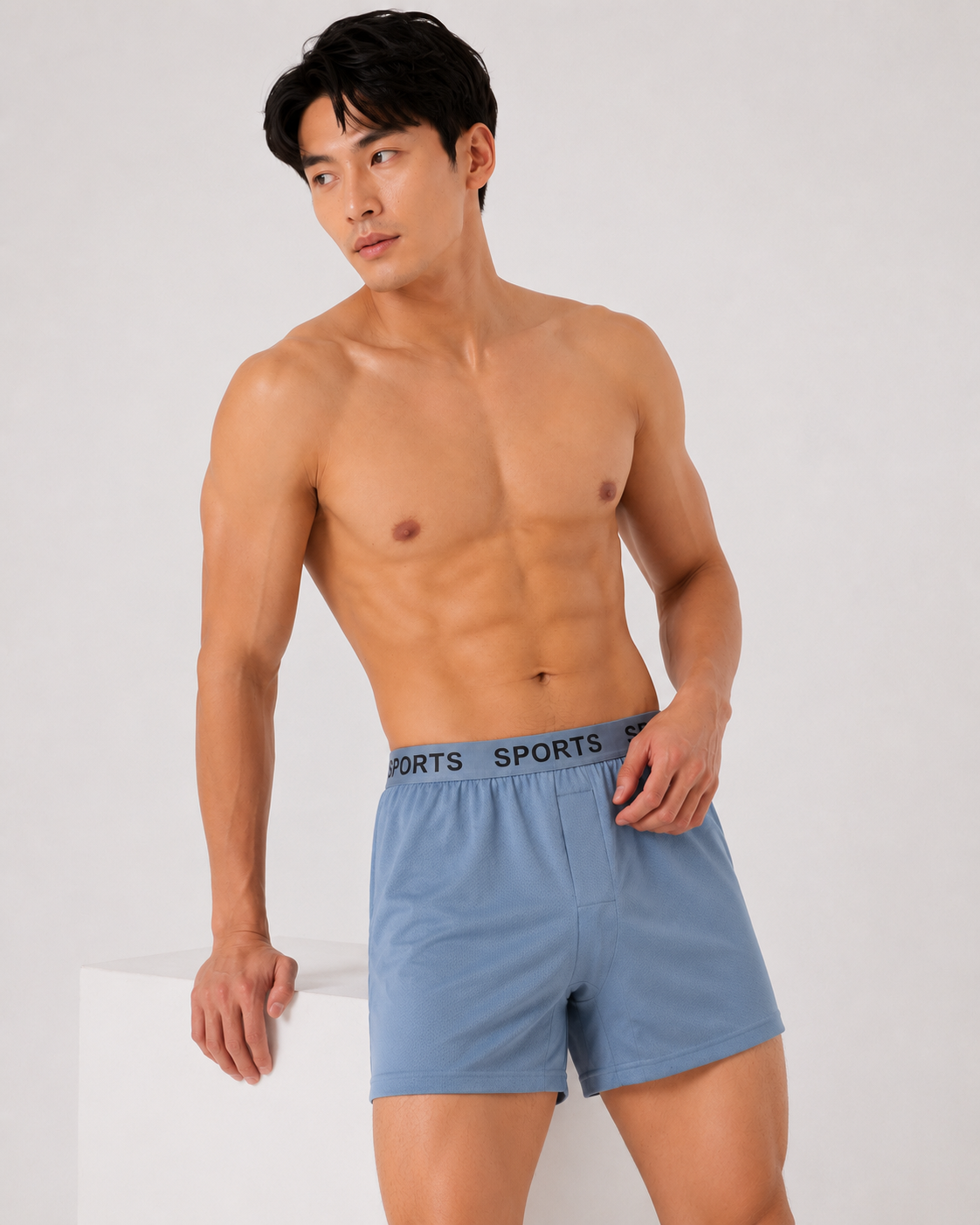Superflex 透氣孔親膚石墨烯男性內褲 (前開款)