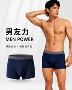 SuperFlex 透氣四角褲 立體囊袋高彈力 男士內褲